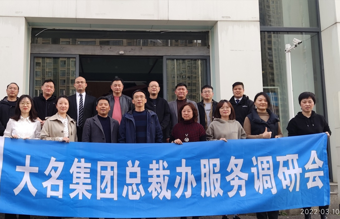大名集團(tuán)總裁辦服務(wù)調(diào)研會
