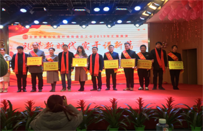大名實業(yè)集團榮獲2019年度合肥蜀山區(qū)荷葉地街道總工會先進單位
